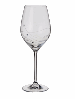 DARTINGTON CRYSTAL GLITZ WINE GLASS
